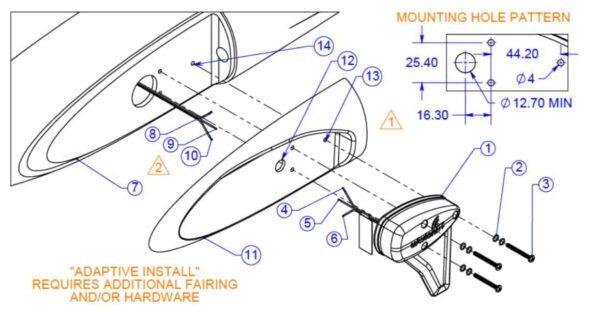 skyBeacon – 302 Wingtip Adapter UAV-1002302-001 - Image 3